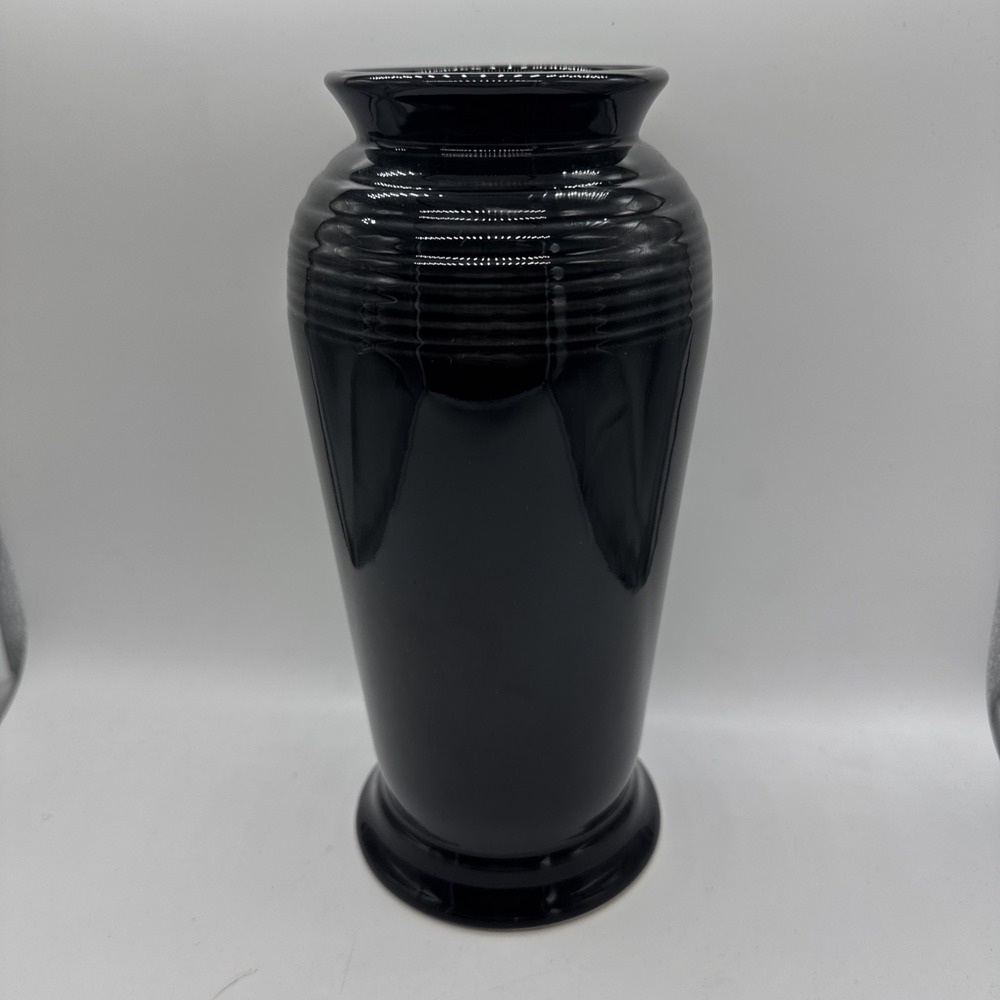Fiesta Monarch Vase Black New Excellent Beautiful 50 Ounces